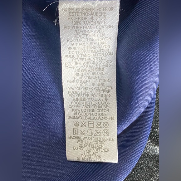 Free People Women Black Vegan Moto Faux Leather Jacket Biker Size Small - Picture 10 of 10